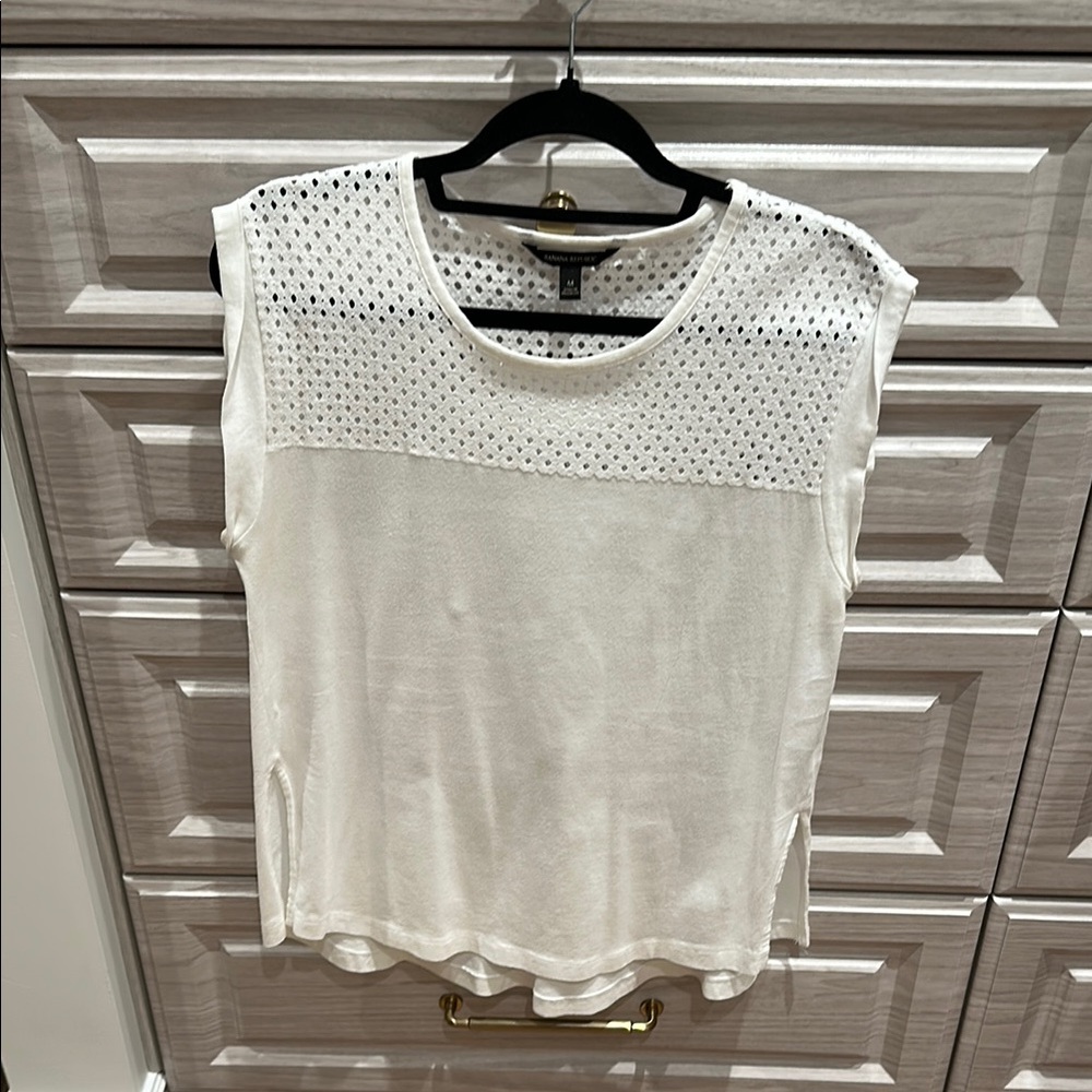 White Sleeveless Women's Top
